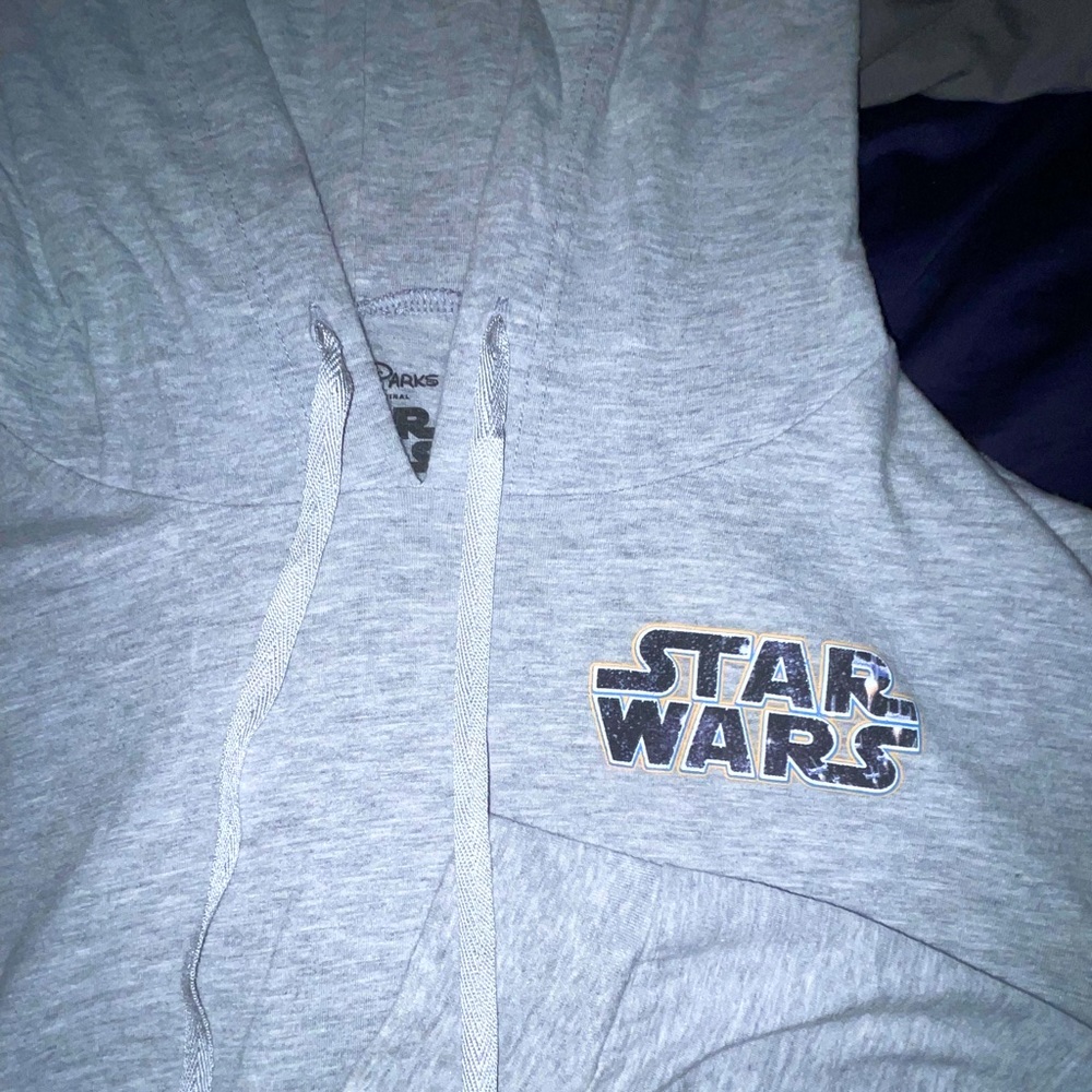 (XL) Official Disney Parks Star Wars Long Sleeve Hooded Shirt